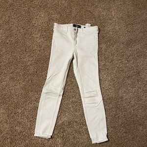 hollister white skinny jean